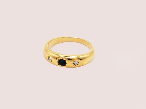 rhinestone minimalist ring