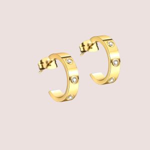 diamond style hoops