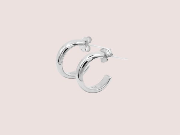 925 sterling silver hoops