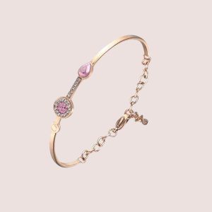 Rose Gold Pink Bracelet