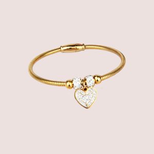 full heart magnet bracelet