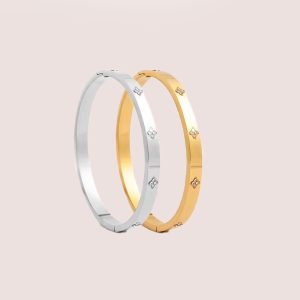 clover cz bangle