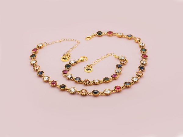 rhinestone jewellery set