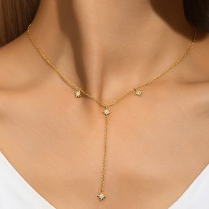 star lariat necklace