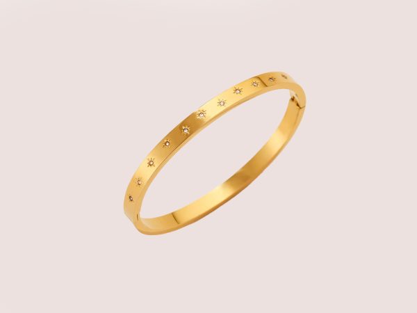 star bangle gold