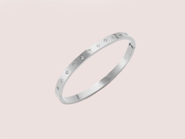 star bangle silver