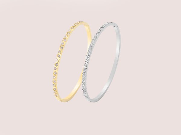 rhinestone slim bangle