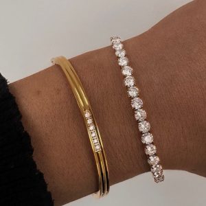 elastic tennis bracelet